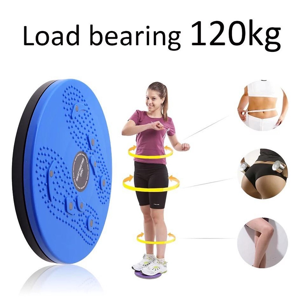 đĩa xoay eo tập thể dục 360 độ bàn xoay tập cơ bụng cho eo thon tại nhà và phòng gym có hạt massage bàn chân - dododios