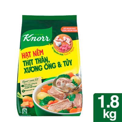 hạt nêm knorr từ thịt thăn xương ống gói 1.8kg