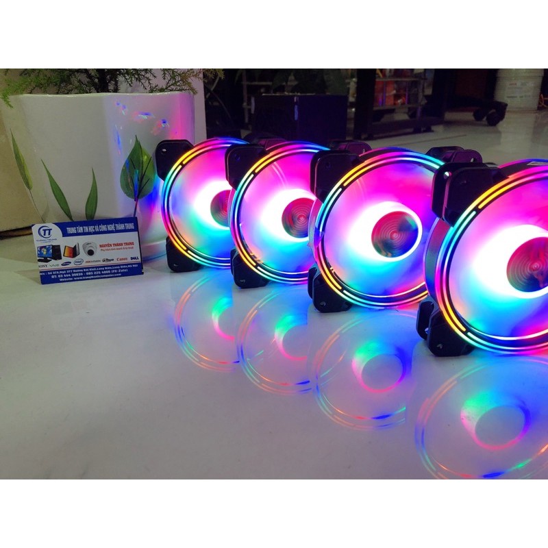 Quạt tản nhiệt Fan Led K2 RGB Coolmoon  -  Không Cần Hub