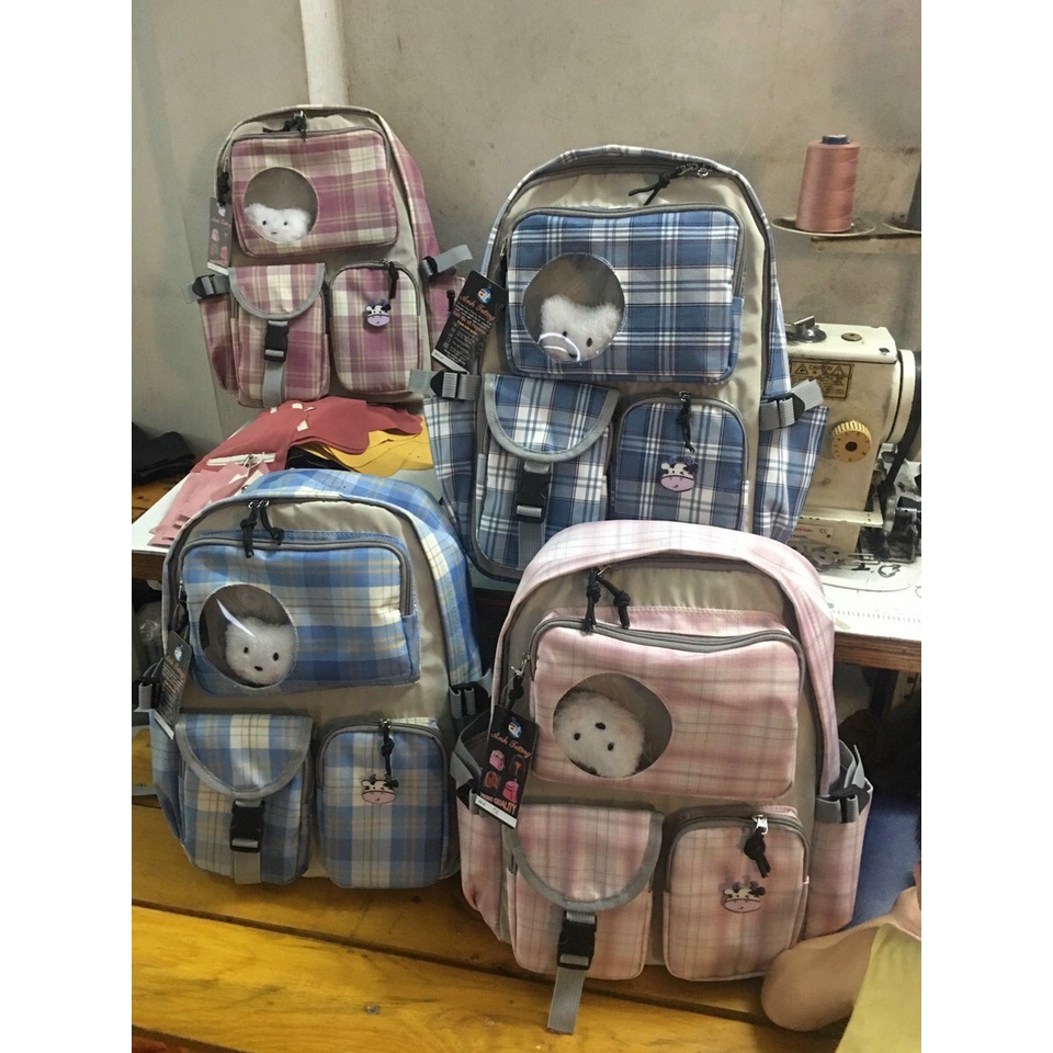 Balo kẻ caro nữ kute