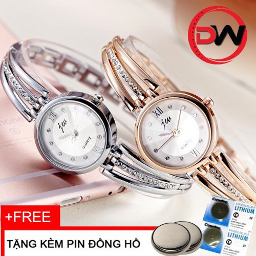 [Mã WTCHFEB giảm 20K ] Đồng hồ nữ JW dây hợp kim thời trang JW QUARTZ