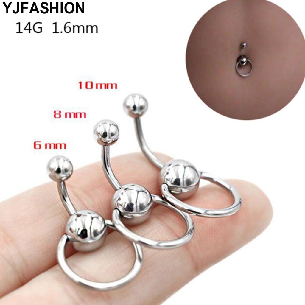 Khuyên Rốn Bằng Thép Không Gỉ Cá Tính
