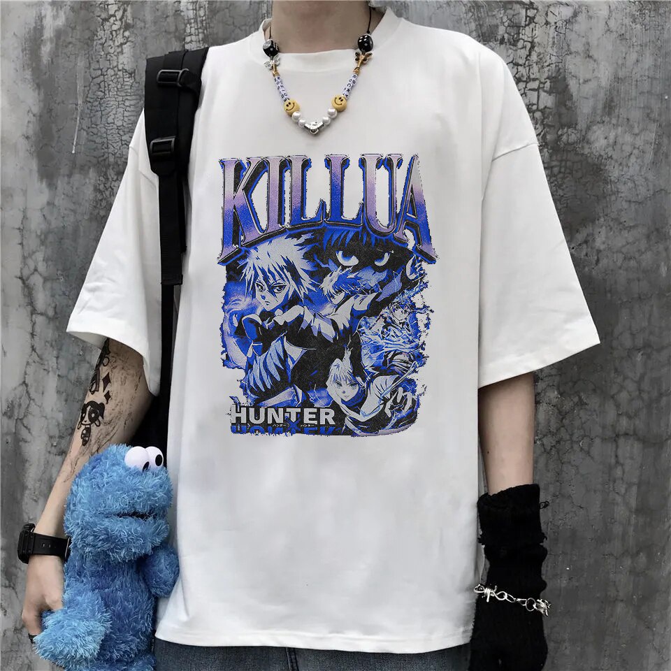 Áo Thun Phong Cách Unisex Hiphop Anime Nhật Bản Hunter X Hunter
