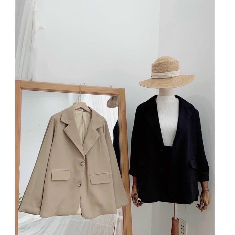 Áo blazer dài tay phong cách Hàn quốc - Áo vest 2 lớp có túi dày dặn | BigBuy360 - bigbuy360.vn