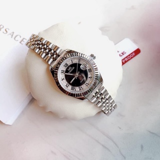 Đồng hồ đôi nam nữ đẹp mike, đồng hồ đeo tay thời trang dây thép không rỉ chống nước đính đá mặt fullbox