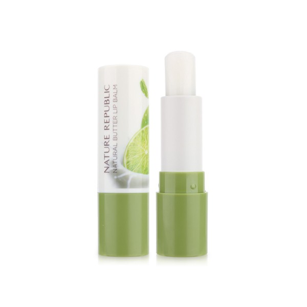 (hàng Mới Về) Son Dưỡng Môi Chiết Xuất Bơ Thiên Nhiên Nature Republic 05 Lime Mint