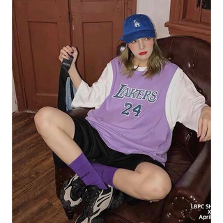 [SIÊU NGẦU] Áo thun bóng rổ tím phom to tay lỡ unisex sẵn kho (Sỉ từ 5sp bất kì)