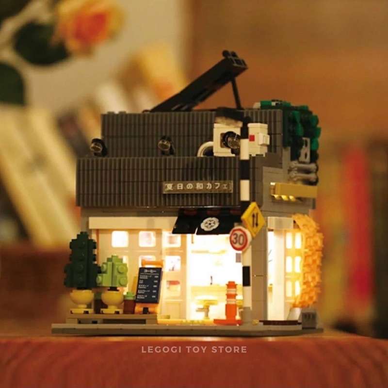 Đồ chơi lắp ráp QUÁN CAFE NHẬT mô hình xếp hình Lego