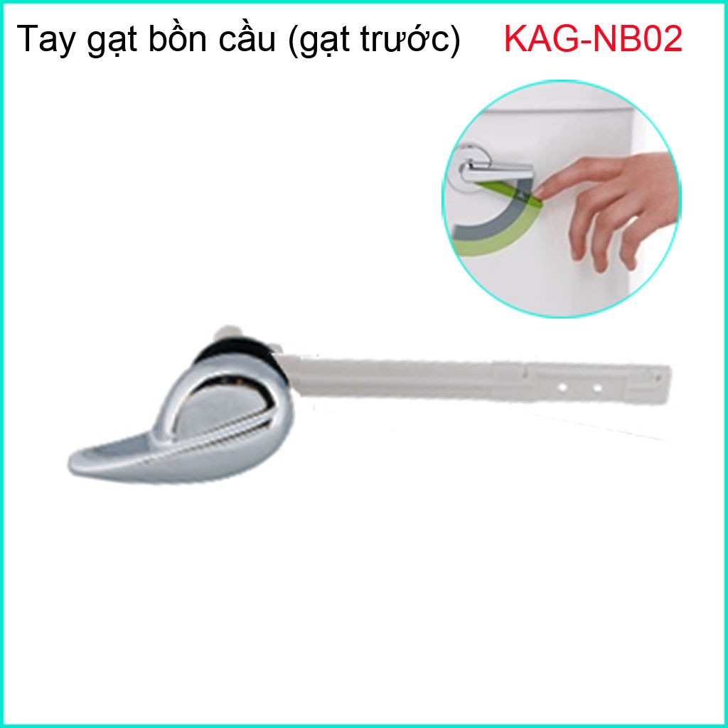 Tay gạt bồn cầu, Tay gạt dùng bàn cầu gạt trước, tay gạt dùng cho bồn cầu gạt phí trước KAG-NB02.