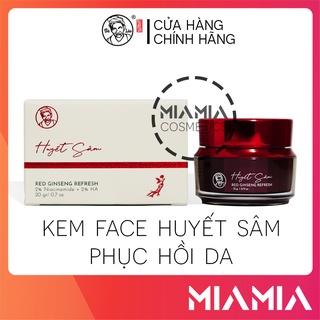 Kem face huyết sâm bà lão màu đỏ chính hãng - face phục hồi da red ginseng refresh 20g - 8938660225049