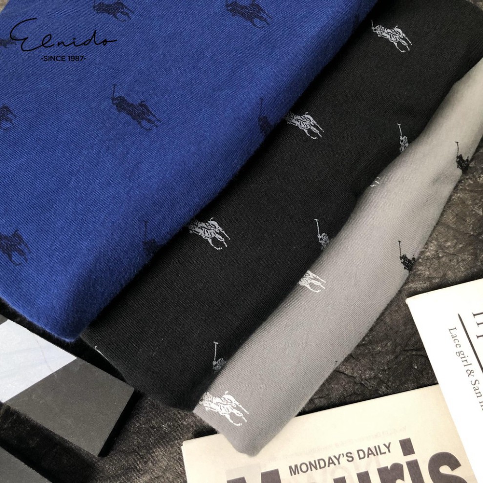 Áo thun polo nam họa tiết siêu thoáng, siêu mát ELNIDO flasksale | BigBuy360 - bigbuy360.vn