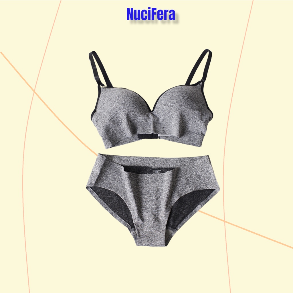 Bộ đồ lót cao cấp Sept Sweet_NuciFera áo không gọng đệm vừa, quần co dãn 4 chiều