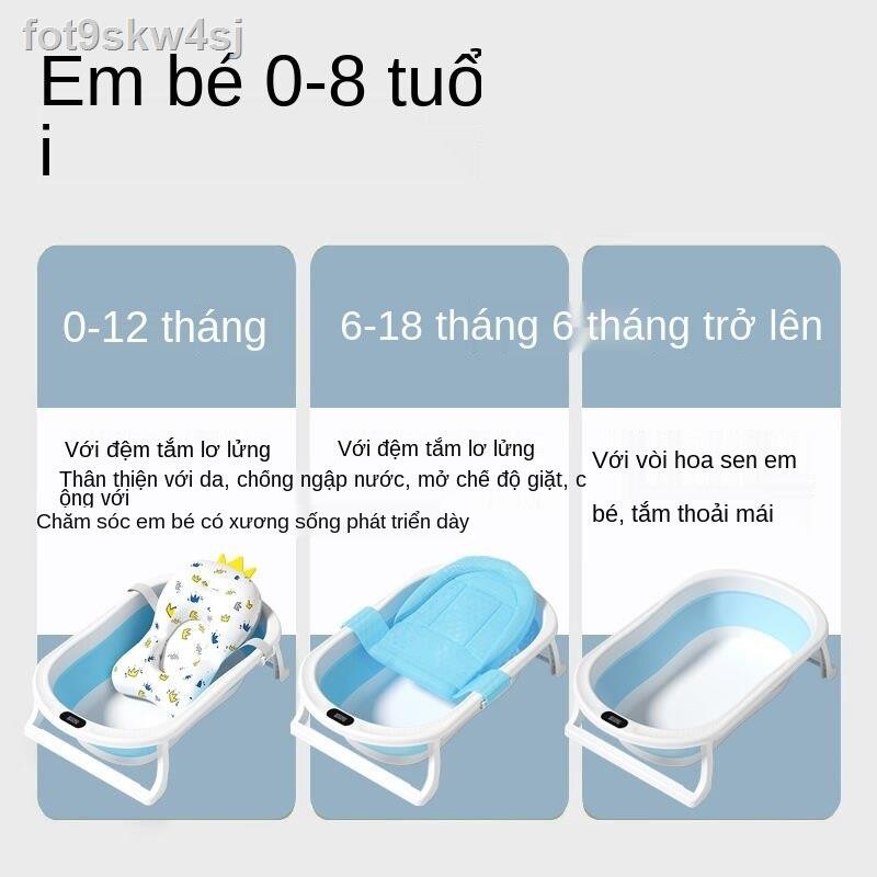 [HOT]Chậu tắm cho bé, gấp tập ngồi, nằm, lớn, trẻ em, sản phẩm gia dụng sơ sinh