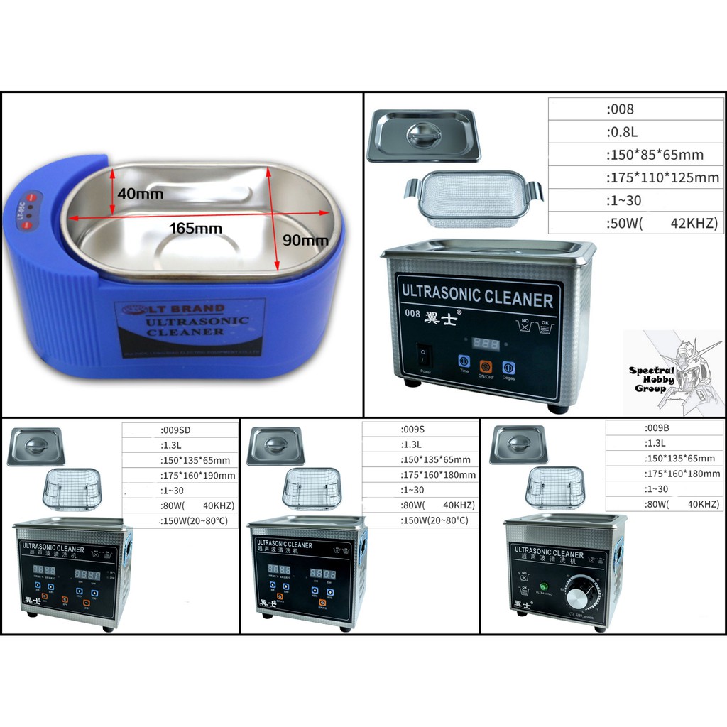 Máy tẩy rửa làm sạch đồ phụ kiện tẩy sơn Mini LT05C 008 009 Ultrasonic Cleaner Machine Glass Jewel