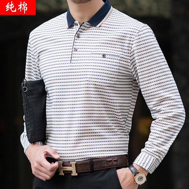 Áo thun tay dài có cổ thời trang cho nam