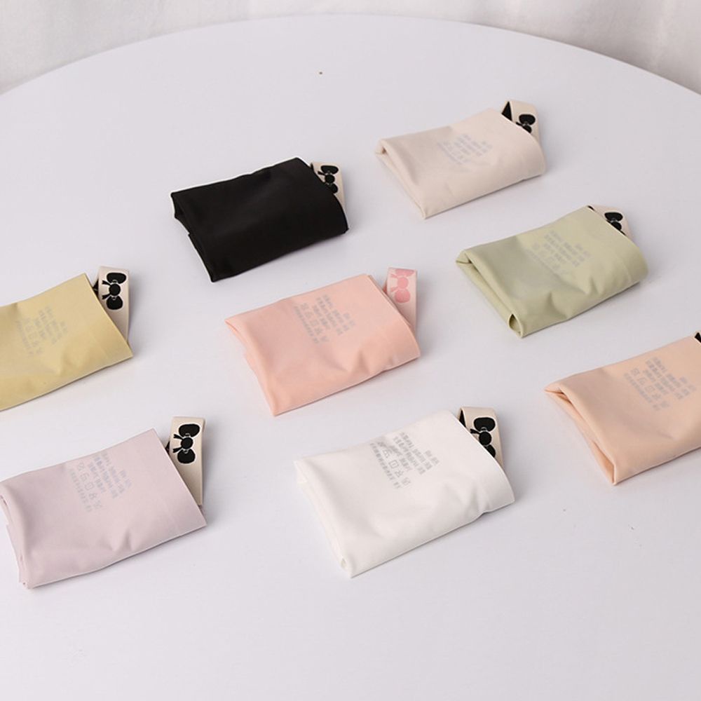 Quần lót lưng thấp thoáng khí không đường may màu sắc đơn giản cho nữ