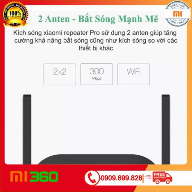 [ Hàng Cao Cấp ] Kích sóng Xiaomi Mi Wifi Repeater Pro phiên bản mới 300 Mbps