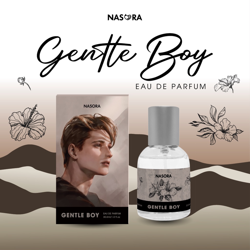 Nước Hoa Nam GENTLE BOY Hương Thơm Mạnh Mẽ, Điềm Tĩnh Và Quyến Rũ, Nguyên Liệu Từ Pháp, Dạng Xịt 30ML [BY NASORA]