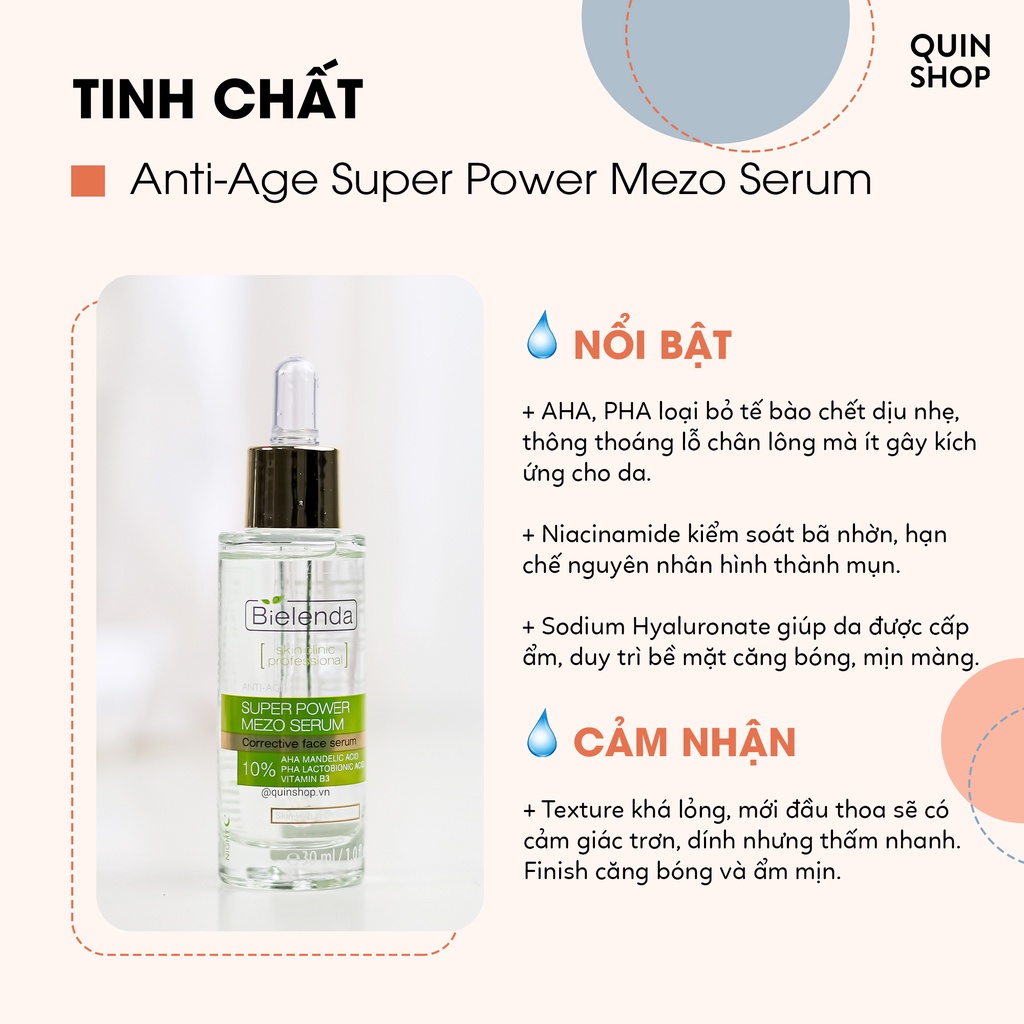 Tinh Chất Bielenda Anti-Age Super Power Mezo Serum