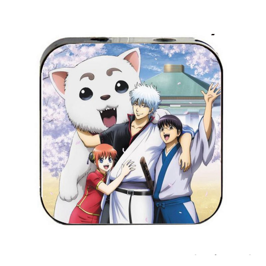 Máy nghe nhạc VIOLET cầm tay mini tặng tai nghe cắm dây có mic và dây sạc mp3 anime chibi