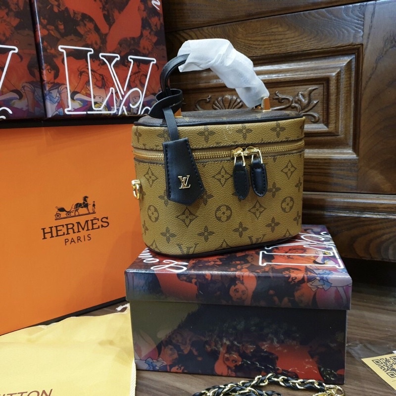 Túi nữ quai xách đeo chéo dáng cốp VANITY   FULLBOX