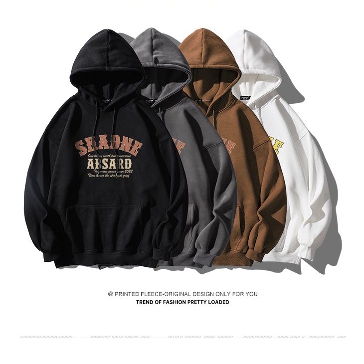 Áo Hoodie Mũ Trùm Đầu 2 Lớp SHADNE ZANGZANG Phong Cách Trẻ Trung, Phối Nỉ Ngoại Dày Thời Trang Unisex Cá Tính