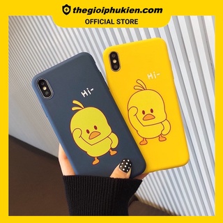 ỐP LƯNG HI CHÚ VỊT VÀNG - ỐP IPHONE DẺO TRƠN - a126