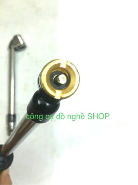 Đầu bơm hơi lốp xe máy, xe hơi ngắn dài 2 đầu