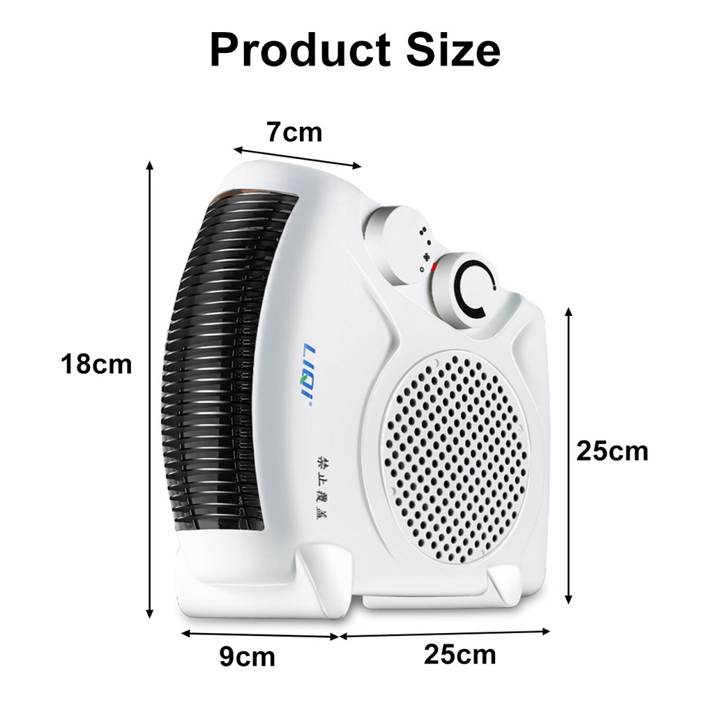 Quạt Điện Làm Ấm Không Khí 2000w Để Bàn