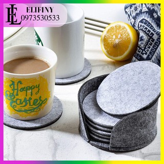 Tấm Lót Ly Cốc Và Tách Trà Cao Cấp Thấm Hút Nước Cực Tốt Cho Gia Đình Quán Cafe Tiện Dụng Sang Trọng