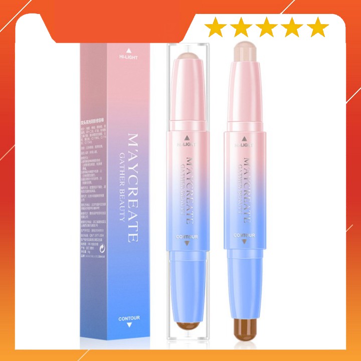 Tạo khối 2 đầu Maycreate WM30, che khuyết điểm góc cạnh tạo hình tạo nét Xuka Cosmetic | BigBuy360 - bigbuy360.vn