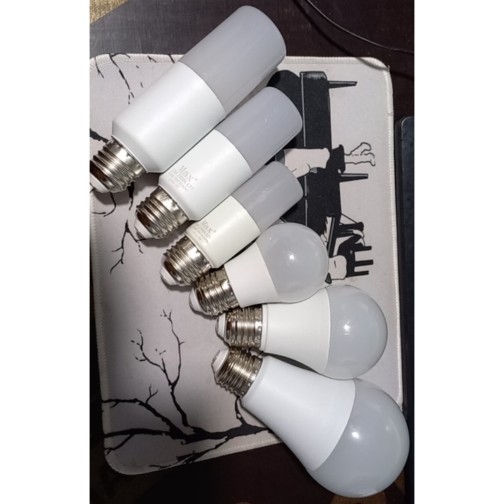 Bóng đèn led bub trụ thân dài, dùng trong nhà ngoài trời ánh sáng vàng