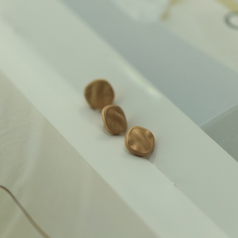 Set 10 Nút Hợp Kim Hình Vuông 12mm Màu Vàng Kim Làm Đồ Handmade DIY