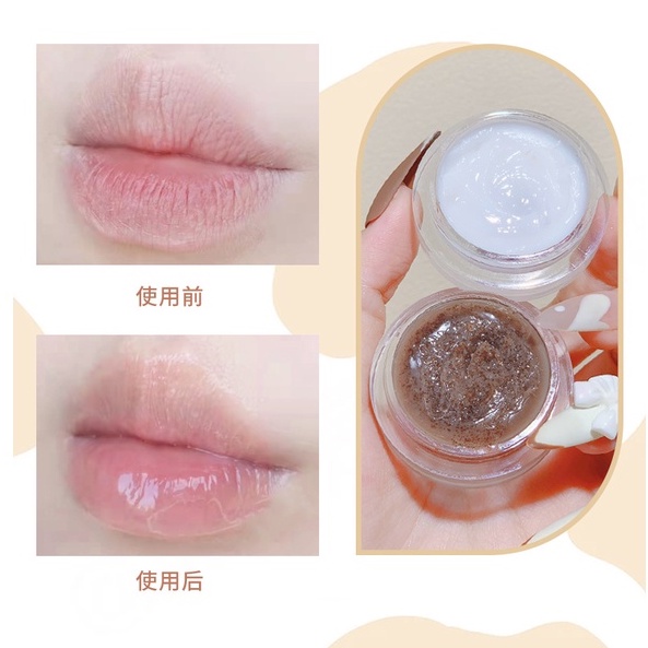 Son dưỡng môi 2 tầng - Dưỡng ẩm - Tẩy tế bào chết - Đa năng Nội địa Trung