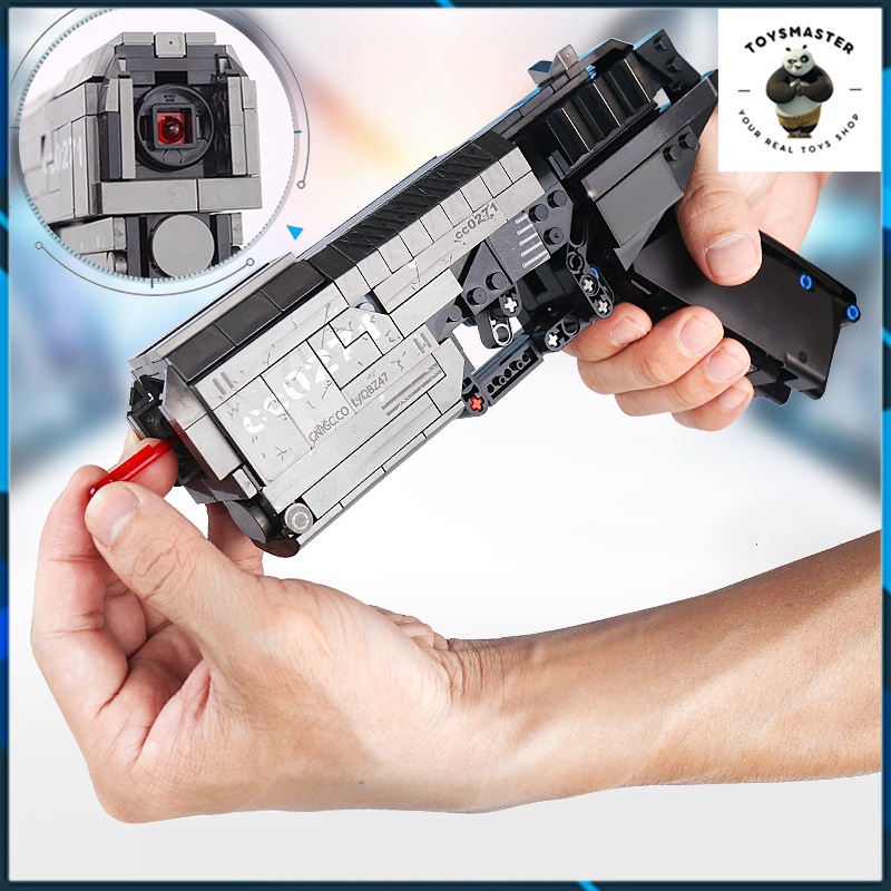 Đồ Chơi Lắp Ghép LEGO Mô Hình Súng Lục Pistol DESERTEAGLE Sembo Block CS:GO No.704301 Với 431 Chi Tiết