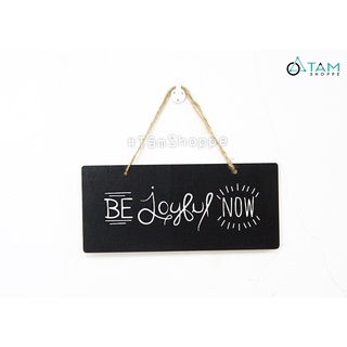 Set 5 bảng đen viết phấn gỗ treo tường 18x8cm bdtc-04