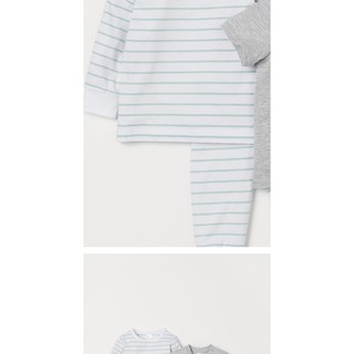 SÉT 2 BỘ CỘC TAY, DÀI TAY KẺ HM AUTHENTIC