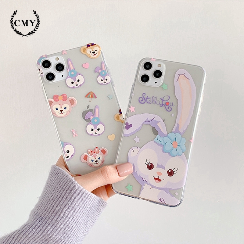 Ốp điện thoại in hình thỏ hoạt hình cho iPhone11/11Pro 11pro Max X XR XS XS MAX 6 7 8 plus SE | BigBuy360 - bigbuy360.vn