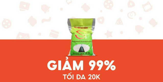 - bdl mart - giảm 20k cho 1 bịch gạo st25 5kg