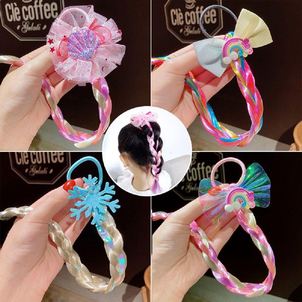 Băng Đô Cài Tóc Đính Nơ Họa Tiết Hoa Tuyết / Vỏ Sò 15H Phong Cách Bohemian Dành Cho Bé