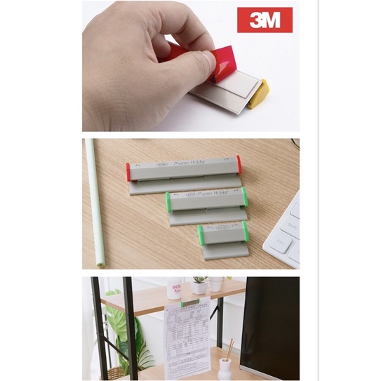 Thanh Kẹp Bill, Giữ Giấy Nhớ, Kẹp Order Kèm Băng Dính, Không Cần Khoan Vít