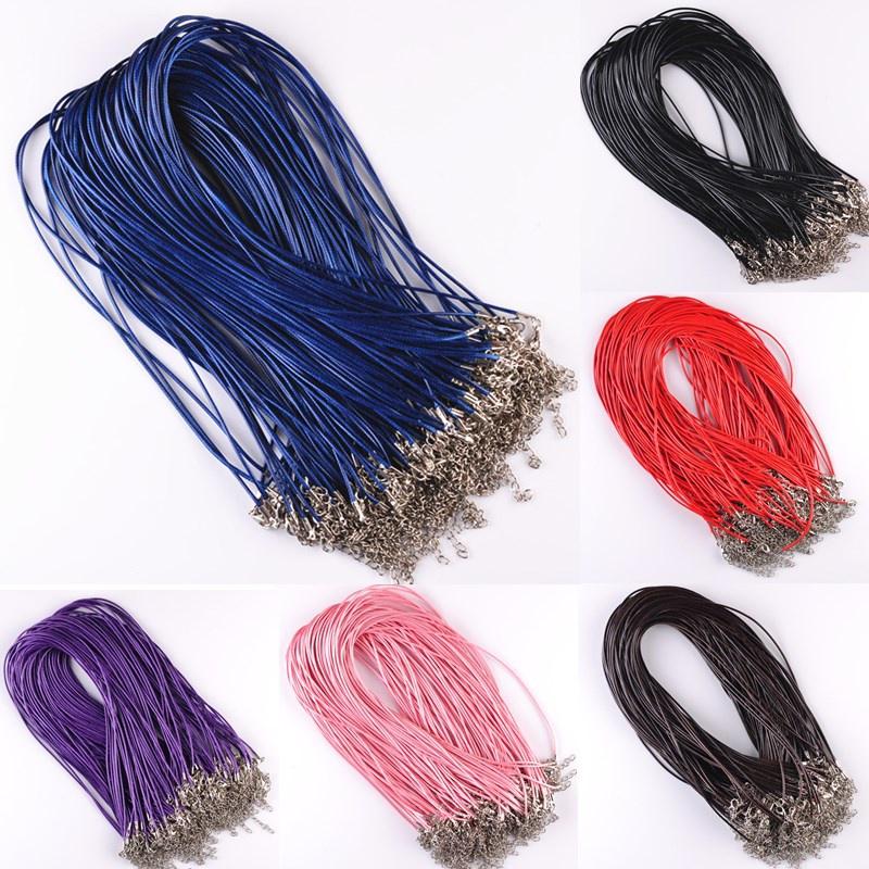 Set 10 vòng cổ dây sáp 1.5mm thời trang