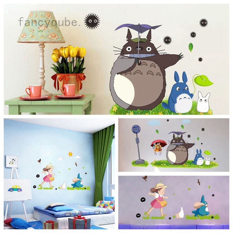 Decal dán tường hình Totoro trang trí