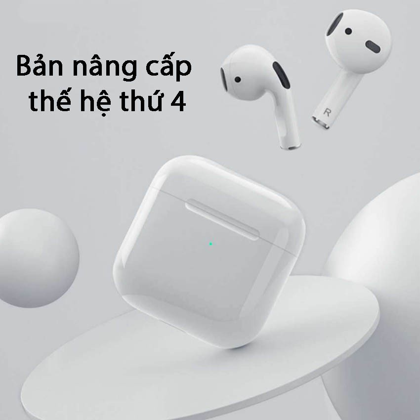 💥BẢO HÀNH 1 NĂM💥 Tai nghe bluetooth không dây mini Pro4 5.0, đổi tên, pop up, mẫu mới bass siêu trầm