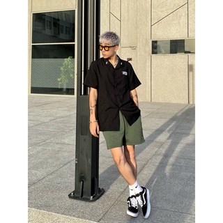 Áo Sơ Mi TSUN Logo - Black - [UNISEX] - Thêu Logo
