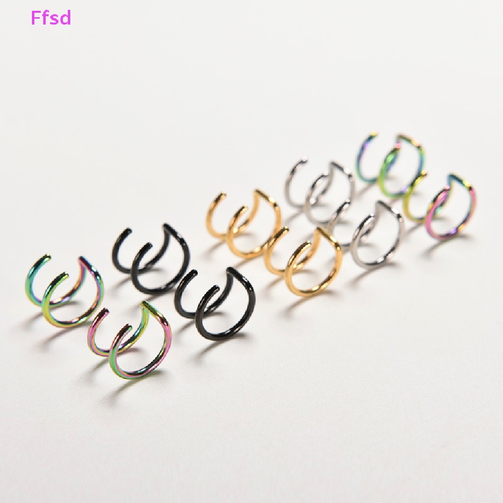 {Ffsd} Khuyên Kẹp Sụn Tai Không Xỏ Sang Trọng Cho Nam Và Nữ * Hàng Bán Chạy