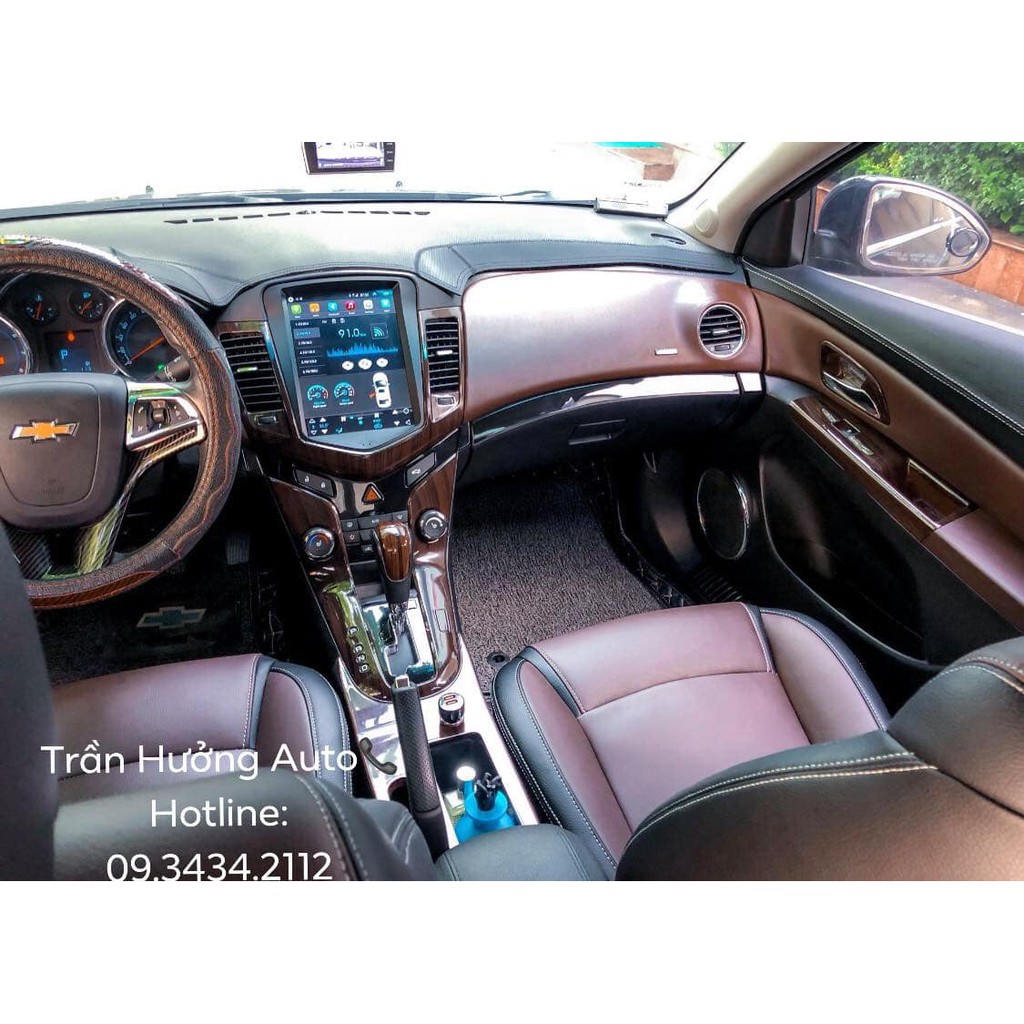 Thảm chống nóng Capo dập vân Carbon xe Cruze / Lacetti