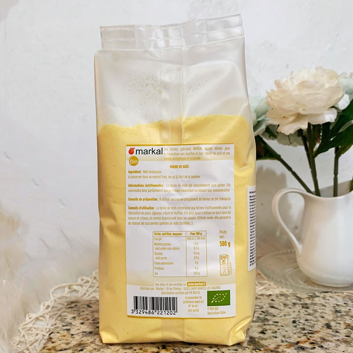 Bột bắp hữu cơ Markal 500g