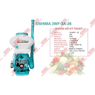 Bình xịt thuốc Oshima T3WF-3A-26