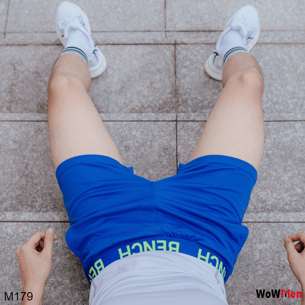 Quần Short Đùi Thun Nam Ngắn Bản Lưng To Tập Gym Squat Thể Thao Đi Bơi Mặc Nhà - M179 | BigBuy360 - bigbuy360.vn